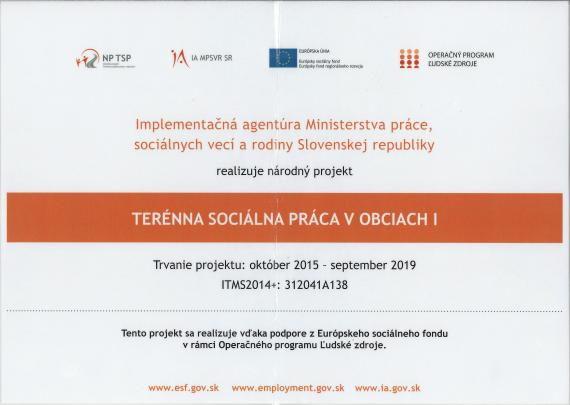 terénna sociálna práca - plagát terénna sociálna práca - plagát